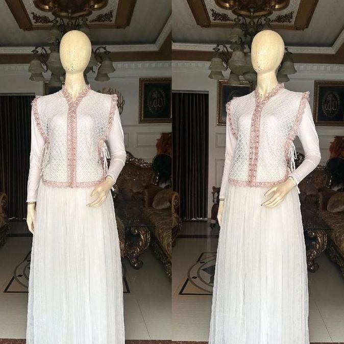 Ginfinik- Narumi Vest Set - Set Blazer Wanita - Vest Outer Set - Setelan Rok Wanita - Vest Wanita - 