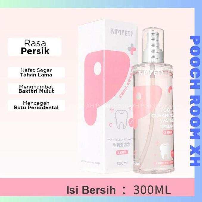 Obat Kumur Anjing Penyegar Bau Mulut Anjing Kucing KIMPETS Mouthwash