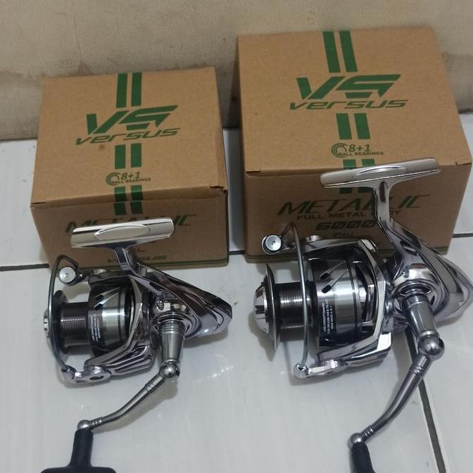 Reel VERSUS METALLIC 3000 6000 Full Metal Body Powe Handle
