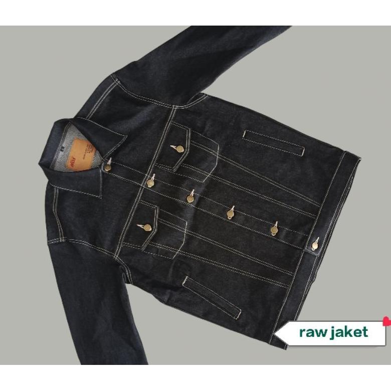 PREMIUM JACKET BLACK 14 oz ( RAW DENIM) KEKINIAN