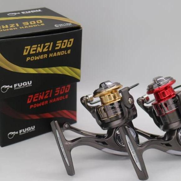 REEL POWER HANDLE MINI ULTRA LIGHT FUGU DENZI 500 REEL MINI UL MURAH