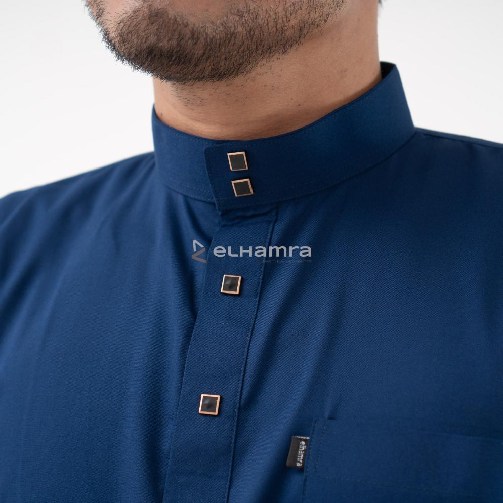 MURAH ELHAMRA - JUBAH SLIMFIT DEWASA GAMIS PRIA KANCING SULTAN BAHAN TOYOBO M33B
