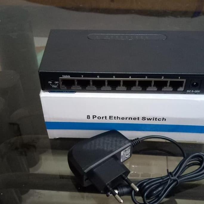 HARGA DISC - Promo ethernet switch 8 port ethernet switch vlan static port