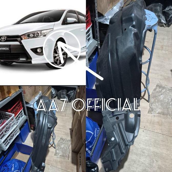 liner fender spakbor yaris lele 2014 2015 2016 2017