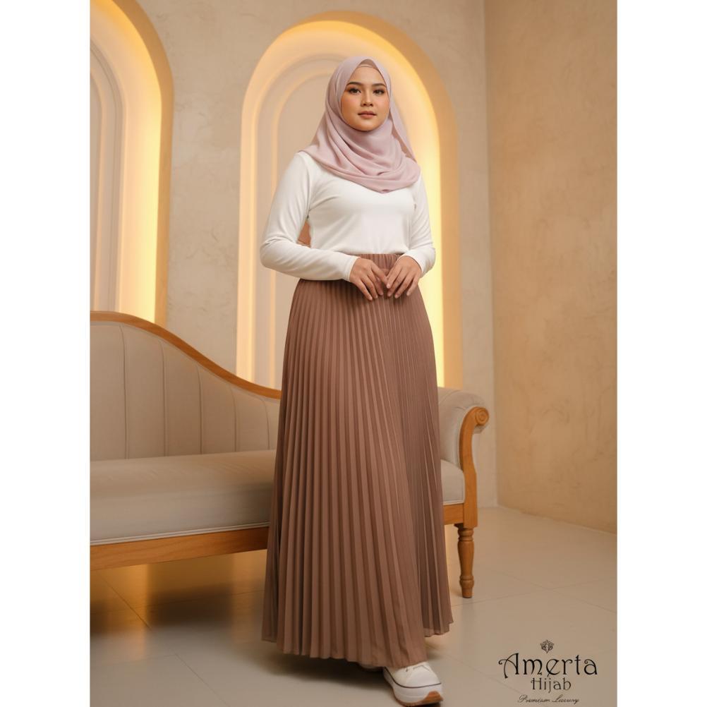 EXCLUSIVE ROK PLISKET CERUTY BABYDOLL PREMIUM HEAVY SIFON EXLUSIVE / PLEATED SKIRT CERUTI