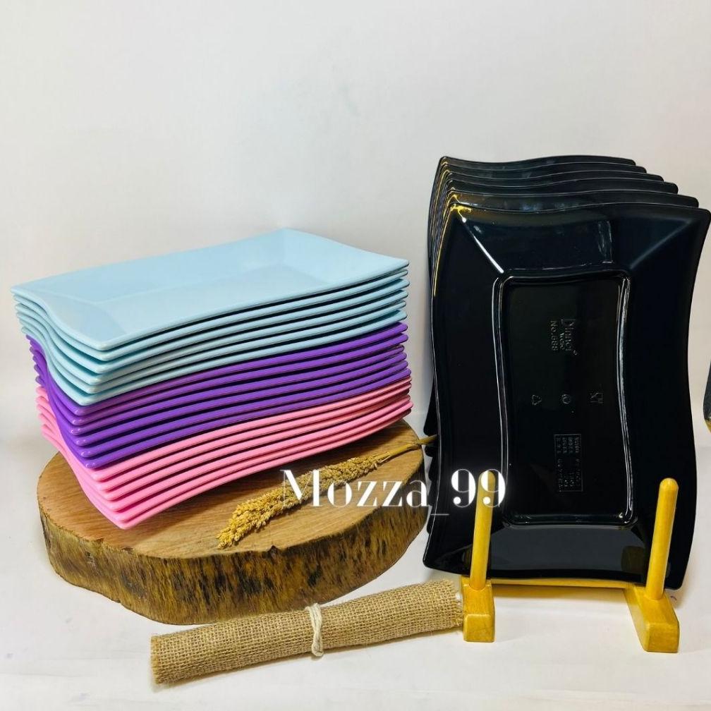 Mozza.kitchen_99_PIRING SAJI KUE BASAH MELAMIN / PIRING SAJI UNIK SEMI MELAMIN TEBAL HIGH QUALITY / 