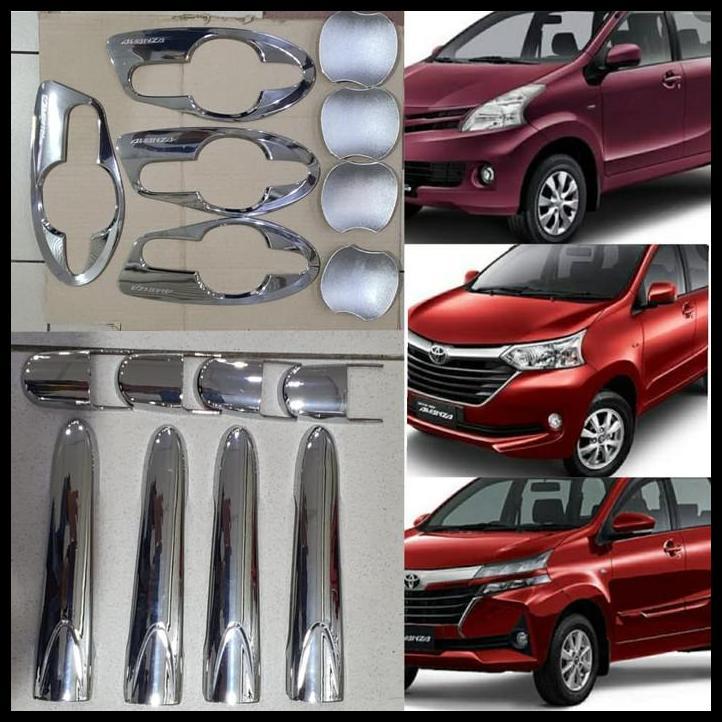 TERMURAH COVER HANDLE + OUTER / MANGKOK PINTU TOYOTA ALL GRAND NEW AVANZA 2012 SAMAI 2021 CROME CHRO