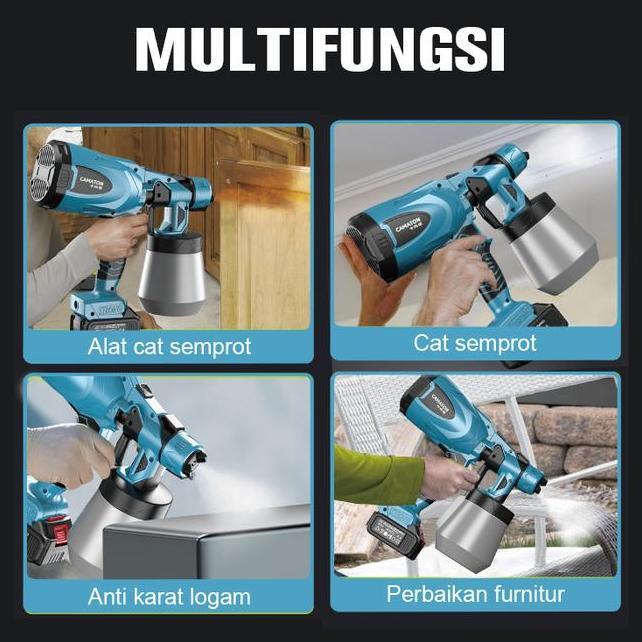 Ironhoof Cat Semprot Listrik Electric Spray Gun 850W Mesin Spray Gun