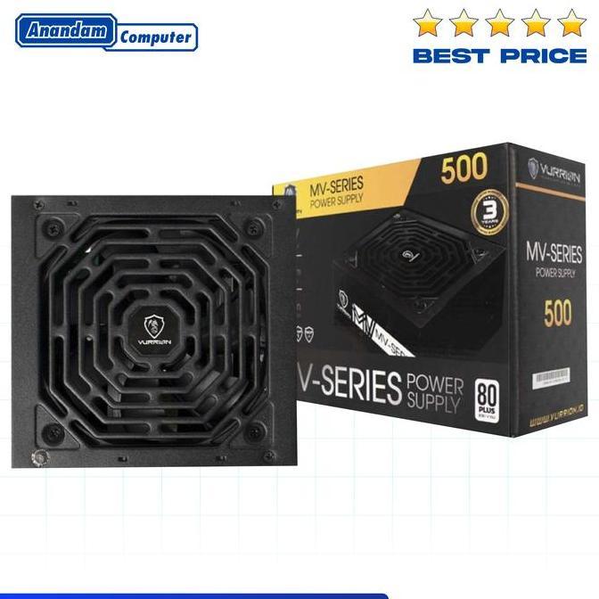 Power Supply VURRION MV500 MV-SERIES 500 WATT 80Plus / PSU 500Watt 80+