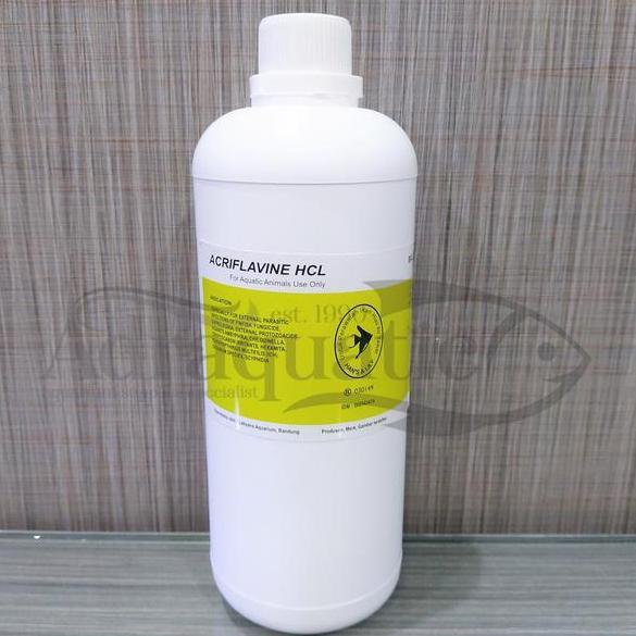ACRIFLAVINE HCL 1 LITER OBAT KUNING ANTISEPTIK JAMUR IKAN HIAS