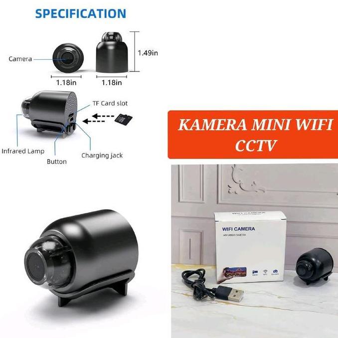 Kamera Pengintai Mini Wifi Hidden Spy Camera Hd Cctv Mini Cam Simpan Video  Pemantauan Jarak Jauh Te