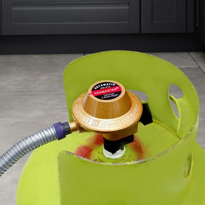 (Termurah) Kenmaster Km910 Kepala Gas Elpiji Lpg Regulator Gas Otomatis Kosangas Bestseller