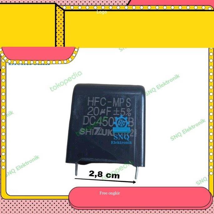 Kapasitor AC Daikin 1 PK 20 uf 450 VDC HFC-MPS TERBAIK