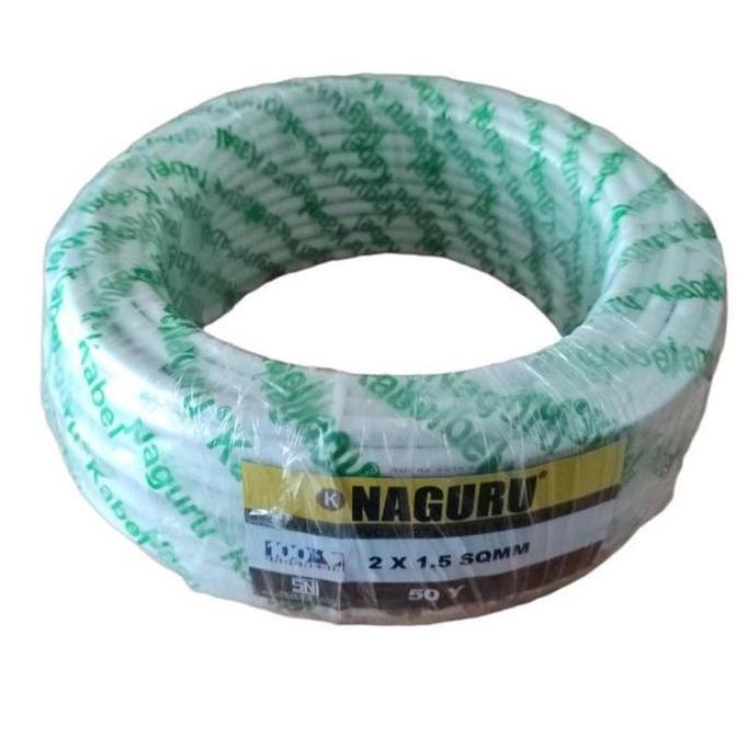 Allthebest- Kabel NAGURU NYM 2x1.5 Kabel Listrik NAGURU NYM NAGURU 2x1.5 - 50YARD