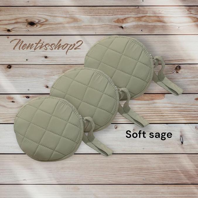 Mukena Dewasa Mini Travel Parasut Sajadah Pouch Kecil Rempel Polos Polos