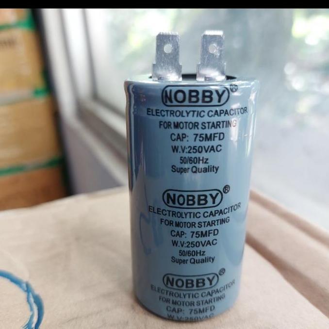 capacitor starting 75uf nobby HARGA SPESIAL