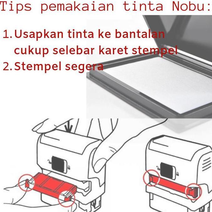 Zxyg- Nobu Ink - Tinta Stempel Permanen Ke Plastik Kemasan