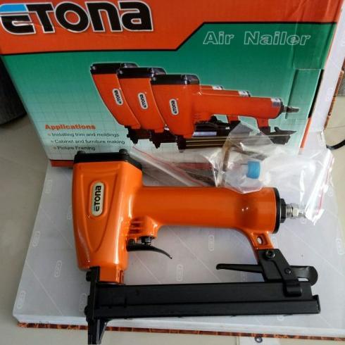 [SR] Mesin Staples Angin Kompresor - Etona Air Nailer Gun 1022J Air Stapler