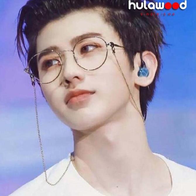 Papipapu- Rantai Kacamata Masker Strap Kacamata Pengait Titanium Stainless Steel Anti Karat Pria Wan