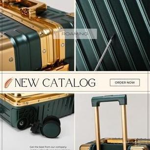 Mytravel- Roaming Koper T088 Kabin Size 20 Inch Sd Bagasi Size 28 Inch Aluminium Frame Tsa Lock 4 Ro