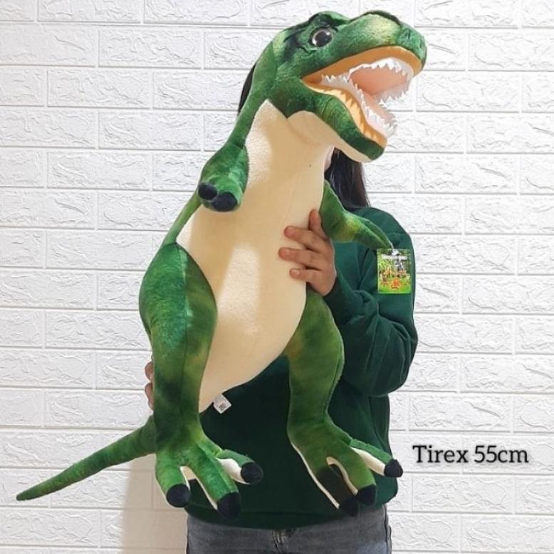 premium mainan boneka dinosaurus besar jumbo brontosaurus t-rex dino bronto tirex dinosaurs tyrex t 