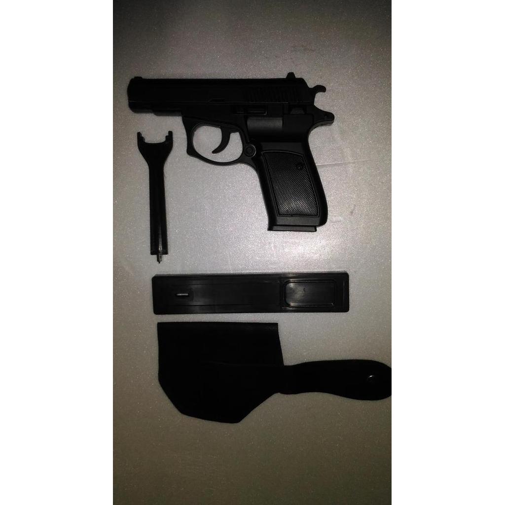 Gifme- Korek Api Model Pistol Baretta Asli - Pencetan Empuk - Bagus - Murah