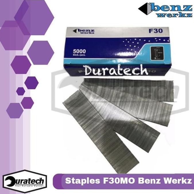 Industrial Staples F30MO / Isi staples tembak angin / Paku mabel Benz werkz dan Isi stapler F30MO st