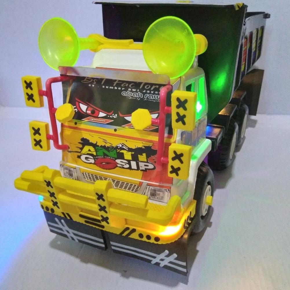 HOT [COD] Truk Modifikasi Mobil plastik Truck Mainan Truk pasir TTP02 Avenger KEKINIAN