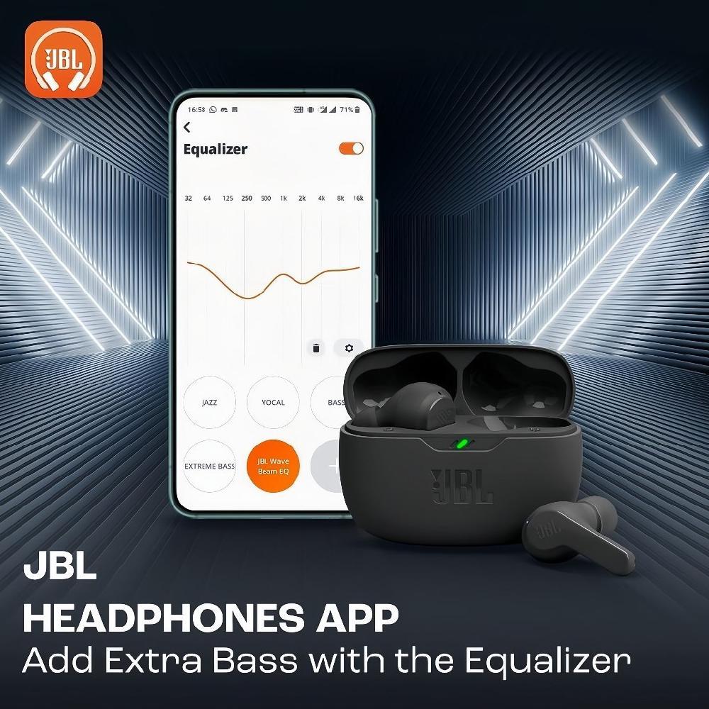 BESTPROMO [ ORIGINAL 100%]  JBL WAVE 200TWS TRUE WIRELESS EARBUDS/BLUETOOTH EARBUDS EARPHONE IN-EAR
