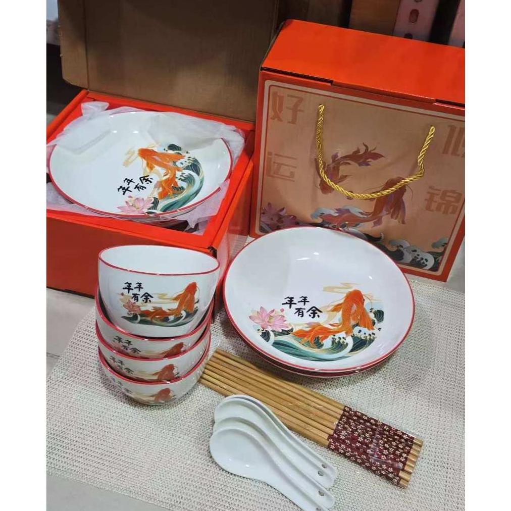 Hampers Imlek China New Year / Mangkok Set Bowl Set / Mangkok Set Imlek  / Hampers Imlek Imlek Day