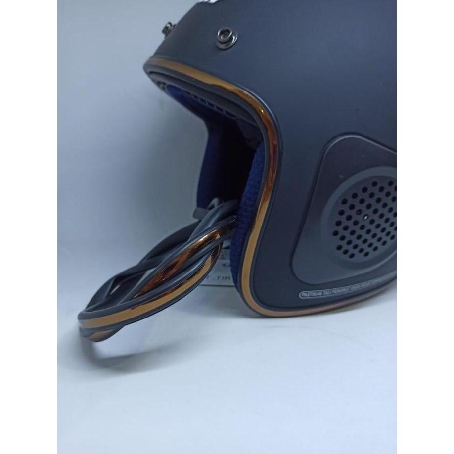 List Karet Helm Silver/Gold