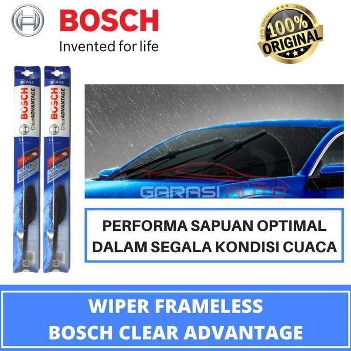 Wiper Etios Valco Original Bosch Clear Advantage Karet Frameless 26"