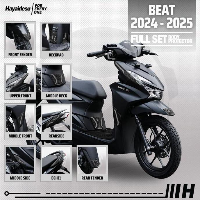 Hayaidesu Body Protector Beat 2024-2025 Full Set Cover Ready