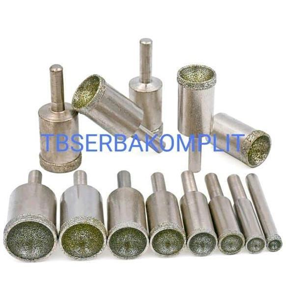 Matabor Batu Cekung 10mm Mata Bor Tasbih Gelang Batu Akik Bola Bulat