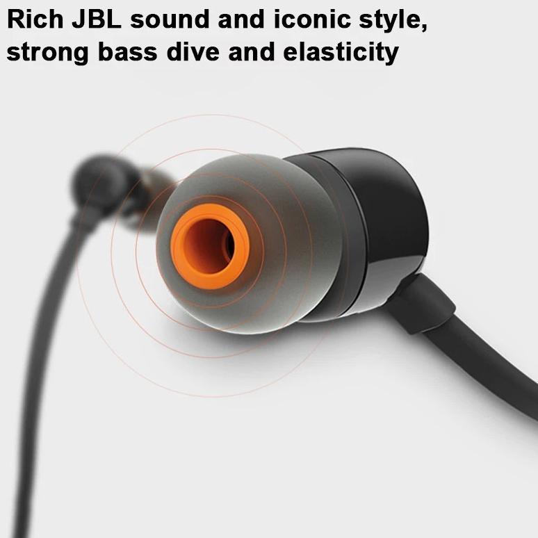 DY Headset JBL T110 Original Kabel in Earphone Handsfree Super Bass