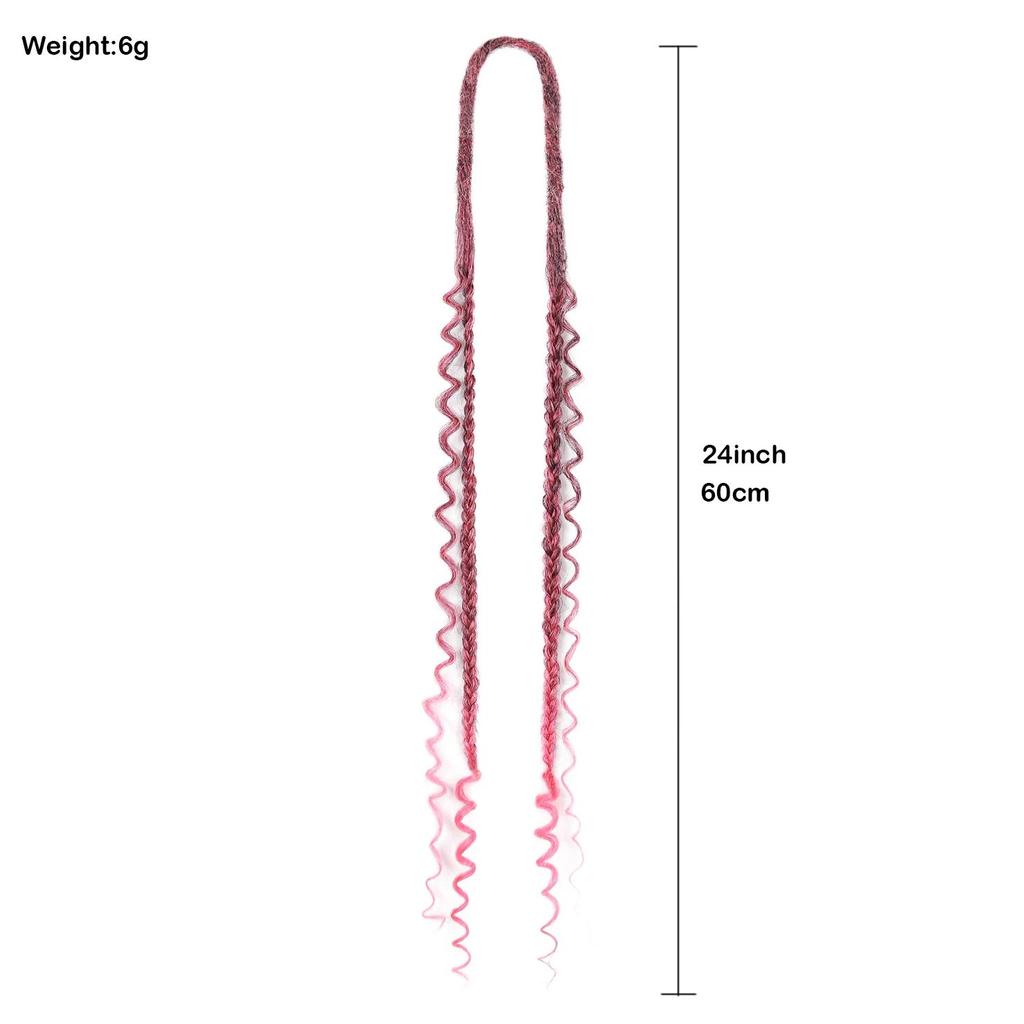 Crochet Hair Afro Goddess Bohemian Box Braids 24 Inch Crochet Box Braids with River Locs Curly Ends 