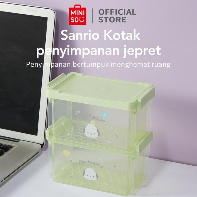 Miniso My Melody Sanrio Storage Box  Storage Box Kotak Penyimpanan