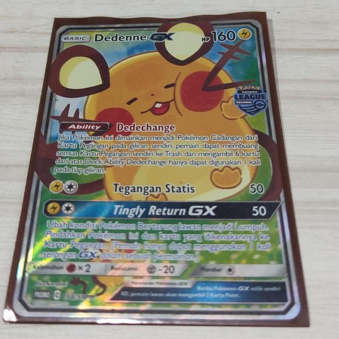 Dedenne GX Foil SM-P Promo - Pokemon TCG Indonesia Rare Original