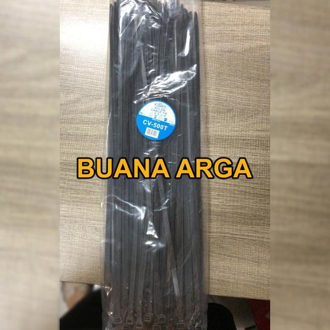 Murah Kabel Ties Fort 500T 500 X 7.6Mm Cable Tie Panjang 50Cm Hitam / Putih