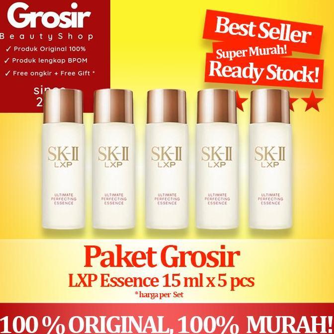 SK-II SKII SK2 SK II Paket GROSIR LXP Ultimate Perfecting Essence 30ml x 5pcs Original from Official