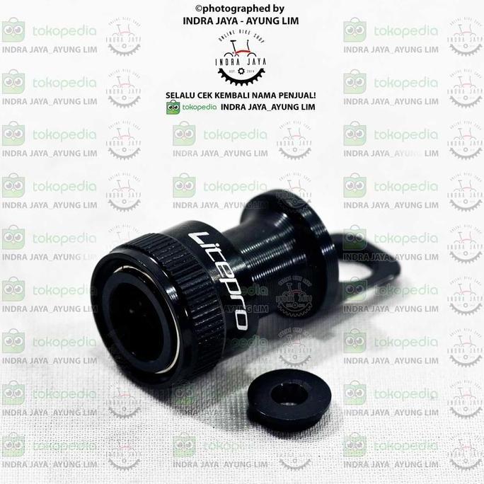 LITEPRO QR PEDAL HOLDER SEPEDA LIPAT - BROMMIE - HITAM