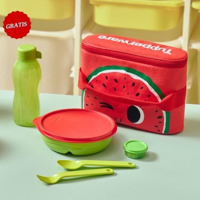 Tupperware kids lunch set tas kotak makan anak Original