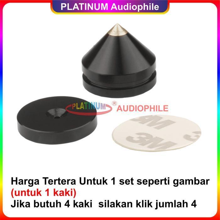 Speaker Spike Kaki Box Amplifier Audio Stand Aluminium Alloy Gold Black Silver SS-2323