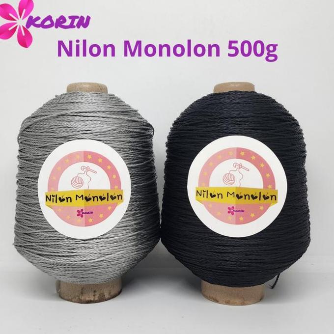 Ready Benang Nilon Monolon 500gram / Nylon Prolene / Nylon Monolon PP 500gr / Nilon PP /benang Rajut