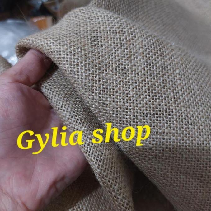 Ready Kain Goni Permeter/ Kain Goni Kerajinan tangan/ Prakarya lebar 160cm/ Kain Goni per meter