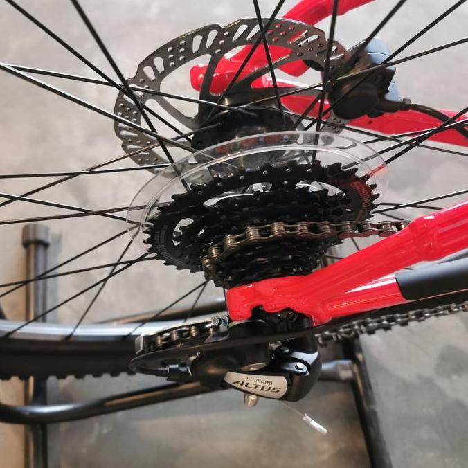 trek bike marlin 6 merah size m