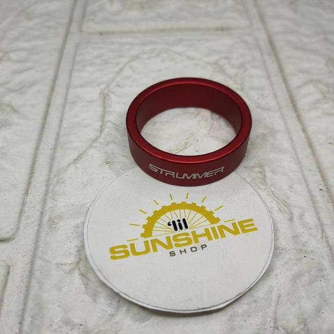 Ring Spacer Stem STRUMMER 10mm Alloy Fork Oversize 28.6 Sepeda MTB BMX Roadbike