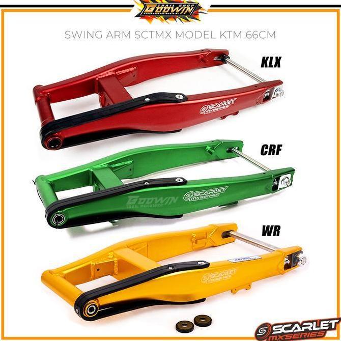 Swing Arm Scarlet MX 10916 CRF 150L 66 Cm KLX 150 WR 155 Swingarm Model KTM Almunium 66 Cm Original
