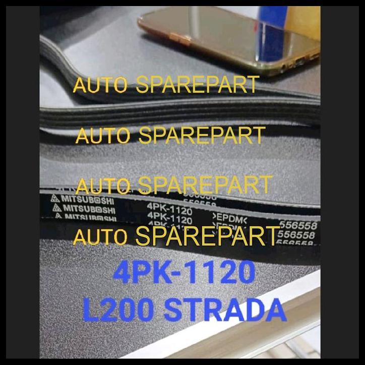 TERLARIS FAN VAN V BELT TALI KIPAS 4PK1120 L200 STRADA 4PK-1120 