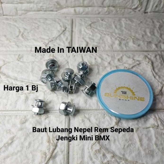 Baut Lubang Nepel Rem U Brake Sepeda Anak BMX Mini Onthel Jengki Cp Jumlah 1 Bj